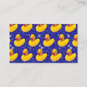Carte De Visite Drôle Canards en caoutchouc Jaune Amoureux des an