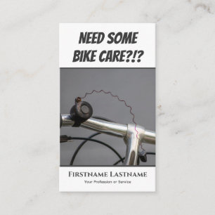 Carte De Visite Drôle défaut cloche vélo pour Bicycle Repair Shops