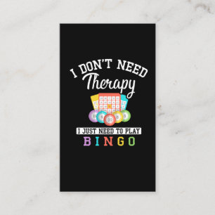 Carte De Visite Drôle Joueur de Bingo Plaisanter