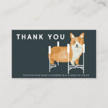 Drôle plus heureux que Corgi Merci Petite entrepri