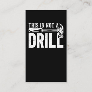Carte De Visite Drôle Woodworking Handyman Joke Carpenter