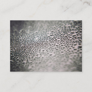 Carte De Visite Droplets d'eau sur verre 02
