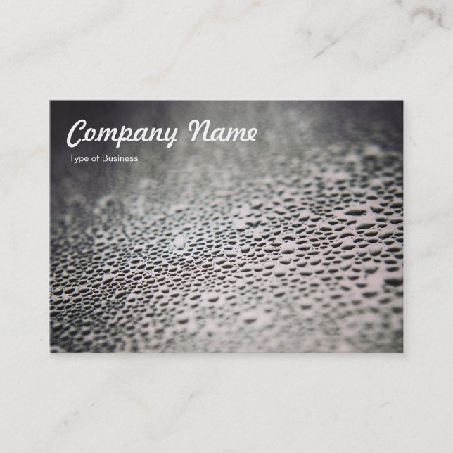 Carte De Visite Droplets d'eau sur verre 02 (Devant)
