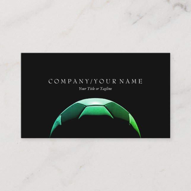 Carte de visite du bal de football (Devant)