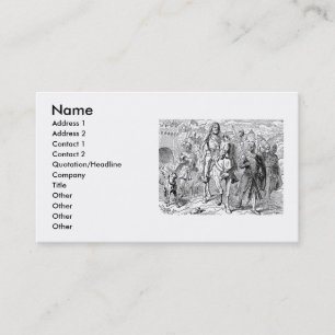 Carte de visite du Chevalier médiéval