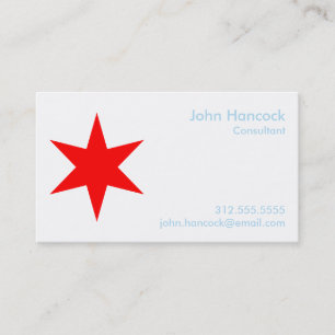 Carte de visite du Chicago Flag avec calendrier 20