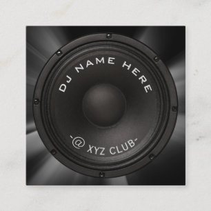 Carte de visite du conférencier DJ