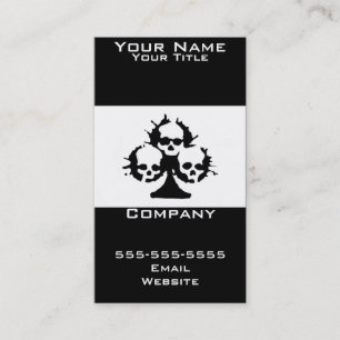 carte de visite du crâne