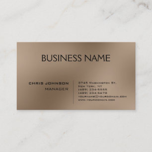 Carte de visite du directeur contemporain tendance