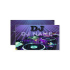 carte de visite du DJ