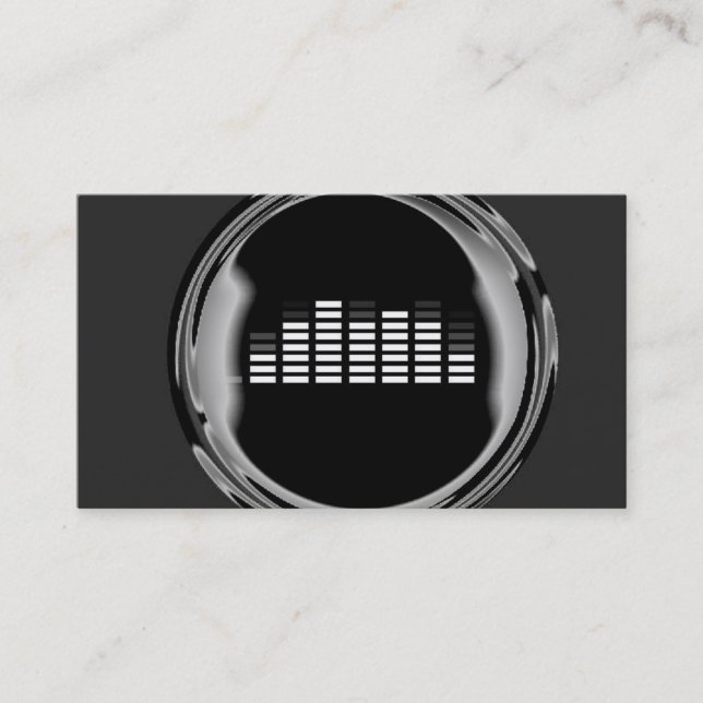 Carte de visite du DJ (Devant)