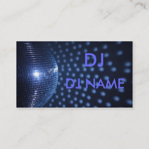 carte de visite du DJ