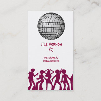 Carte de visite du DJ