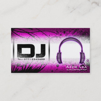 Carte de visite du DJ - personnalisable