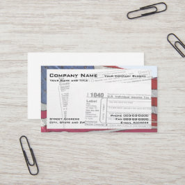 Carte de visite du formulaire fiscal fédéral prépa