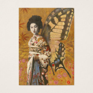 Carte de visite du geisha à ailes par cru ACEO