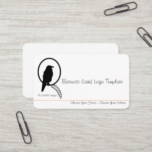 Carte de visite du logo Black Crow ou Raven