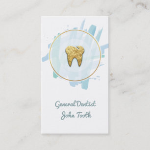 Carte de visite du logo Dentist or Tooth