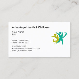 Carte de visite du logo des services de santé Médi