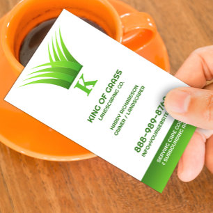 Carte de visite du logo en laiton pour l'entretien
