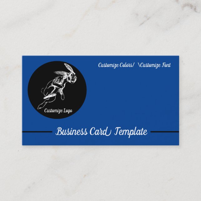 Carte de visite du logo Jack Rabbit (Devant)