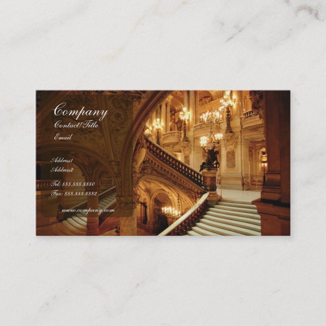 carte de visite du musée de paris (Devant)