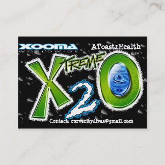 Carte de visite du pain grillé 2Health de Xooma