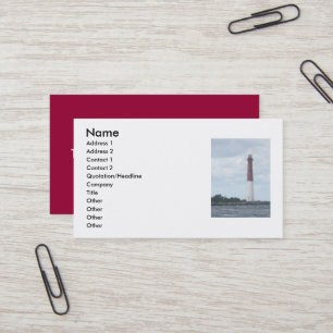 Carte de visite du phare de Barnegat