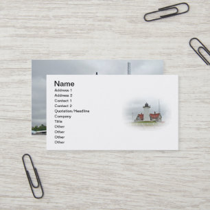 Carte de visite du phare de Nobska Point