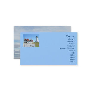 Carte de visite du phare Nobska