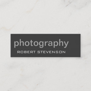 Carte de visite du photographe tendance Grey Skinn