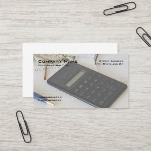 Carte de visite du planificateur financier