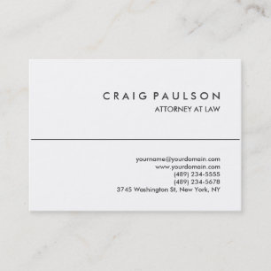 Carte de visite du procureur de Black White Chubby