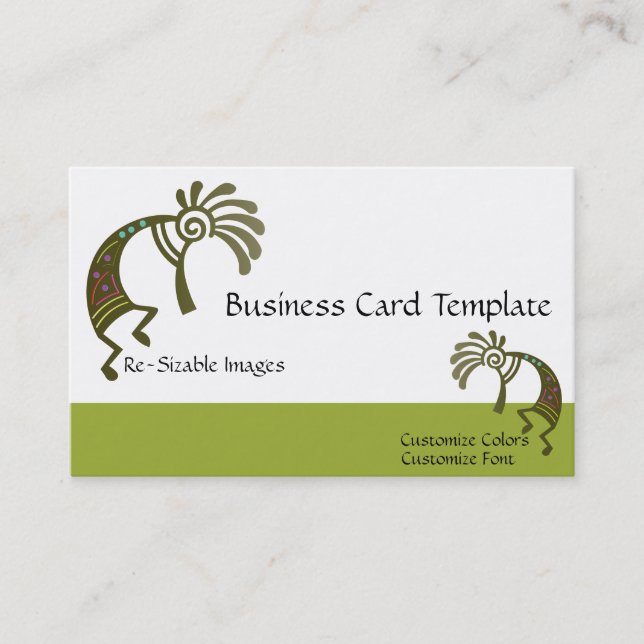 Carte de visite du sud-ouest de l'Arizona Kokopell (Devant)