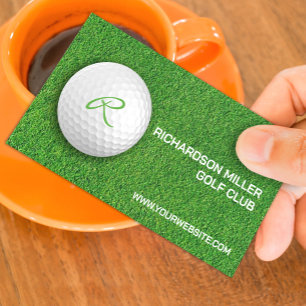 Carte de visite du terrain de golf