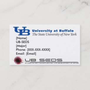 Carte de visite d'UB SEDS