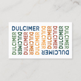 Carte De Visite Dulcimer mignon couleur