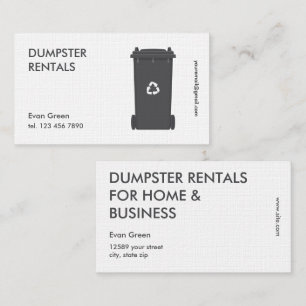 Carte De Visite Dumpster