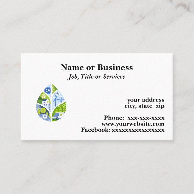 Carte De Visite Durabilité (Devant)