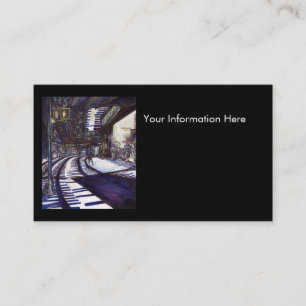 Carte De Visite Dusting the Piano