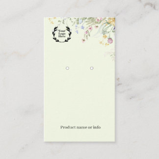 Carte De Visite Earring Display Card | Jewelery Display