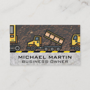 Carte De Visite Earth Mover   Véhicules de construction   Dirt