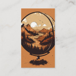 Carte De Visite Earth & Quill Wing Graphic T-Shirt – Nature & Imag