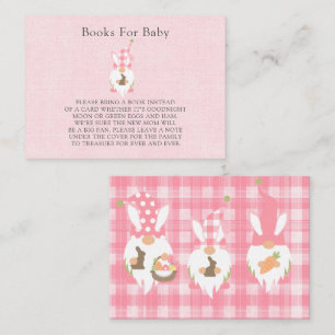 Carte De Visite Easter Gnomes Rose Girl Livres Pour Bébé