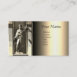 CARTE DE VISITE ÉCHELLE DU BUREAU JURIDIQUE DE LA JUSTICE, PROCURE