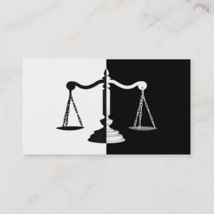 Carte De Visite Echelles noires et blanches