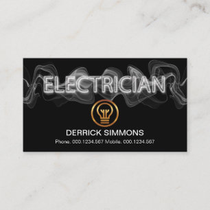 Carte De Visite Éclair lumineux électricien