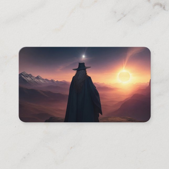 Carte De Visite Éclipse du Signet Visions de l'Assistant (Devant)