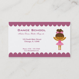 Carte De Visite École de danse