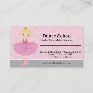 Carte De Visite École de danse